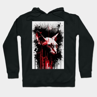 Sphynx Cat Portrait Hoodie